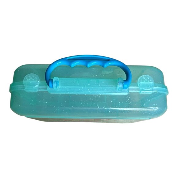 Disney The Little Mermaid Teal Case - Vintage Glitter Blue Ariel - Picture 7 of 8